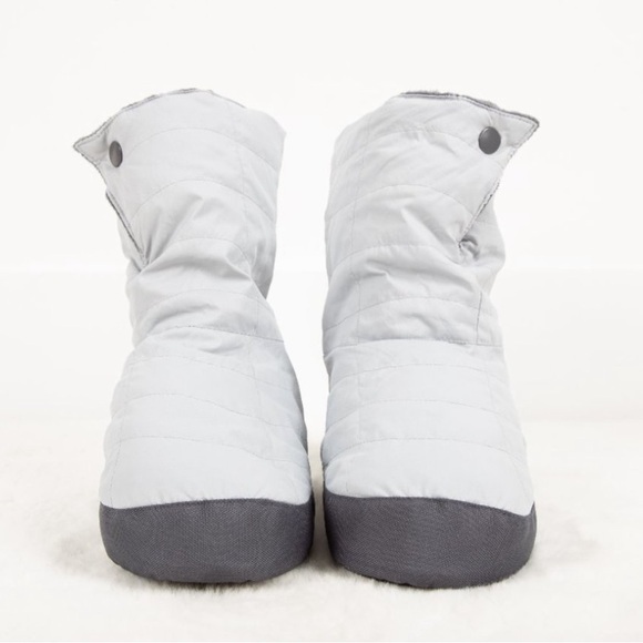 REI Co-op Cabiniste Down Camp Booties Gray Pearl Size Small 6 - 7 - Picture 4 of 7